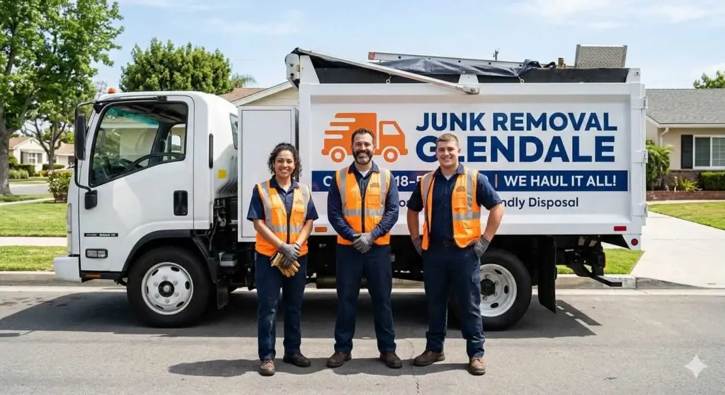24/7 junk hauling team in Glendale serving all its areas